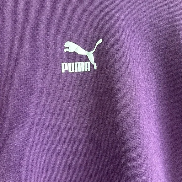 Purple puma cropped crew neck - Picture 4 of 6